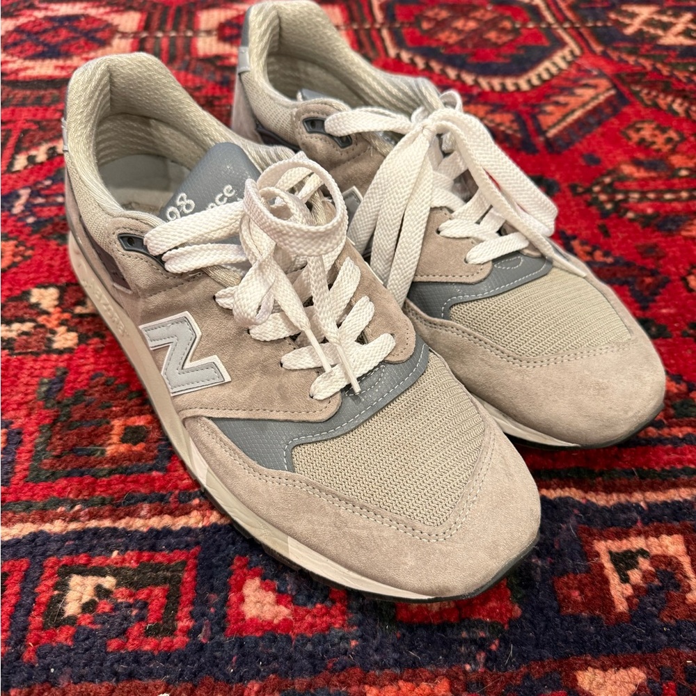 New Balance Men's 998 Made In USA Grey
